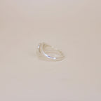 Jadeite Signet Ring Sterling Silver