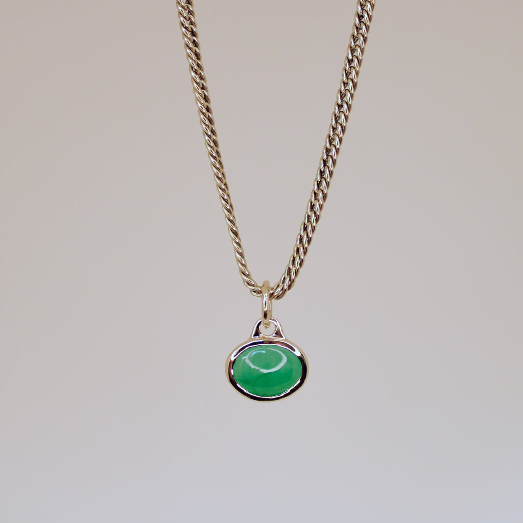 Jadeite Jade 14k Charm