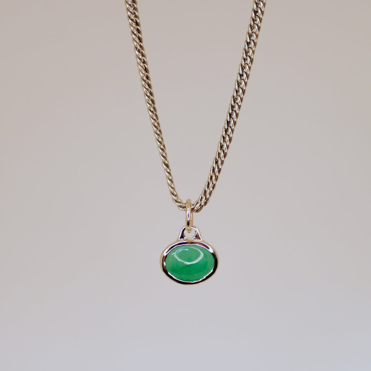 Jadeite Jade 14k Charm