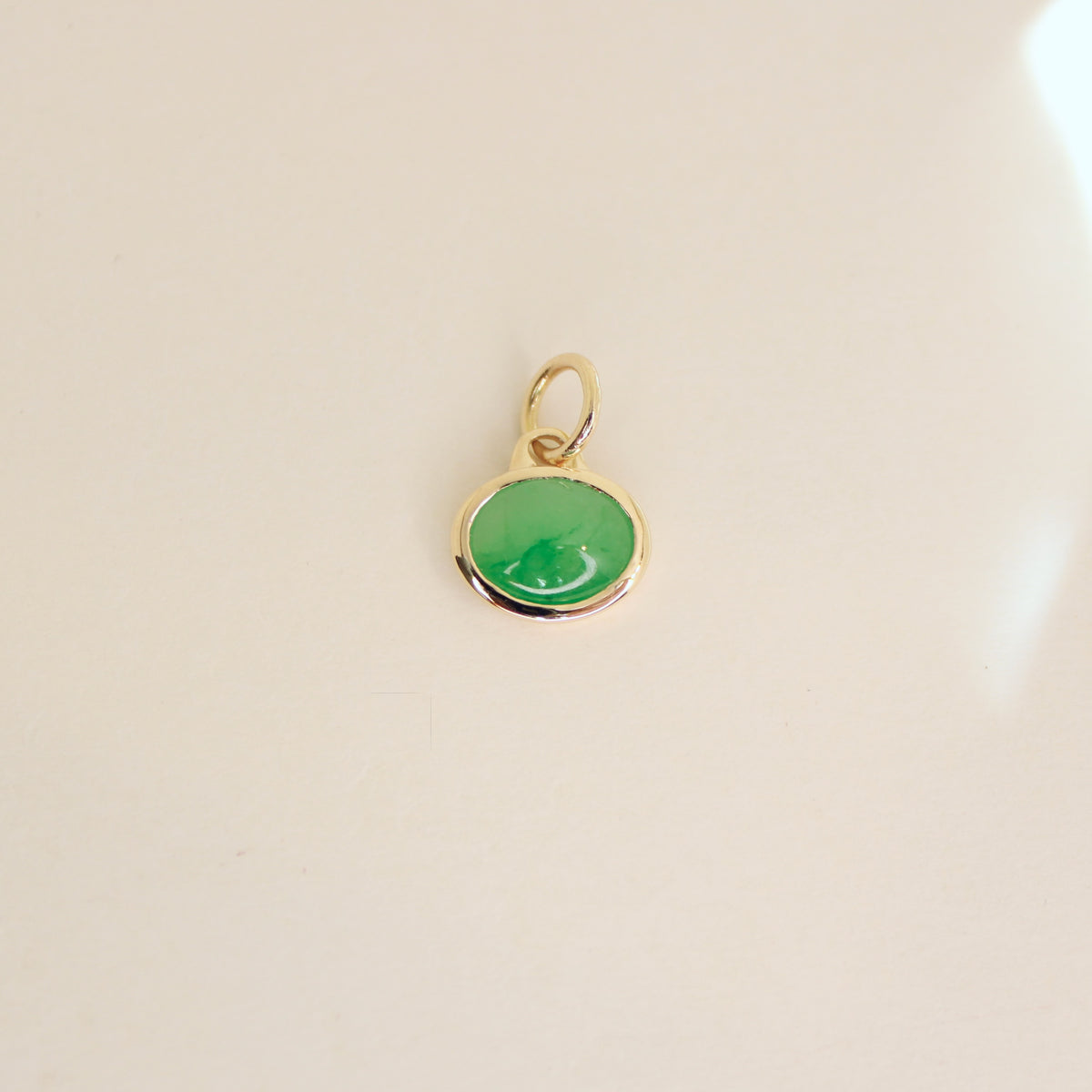 Jadeite Jade 14k Charm