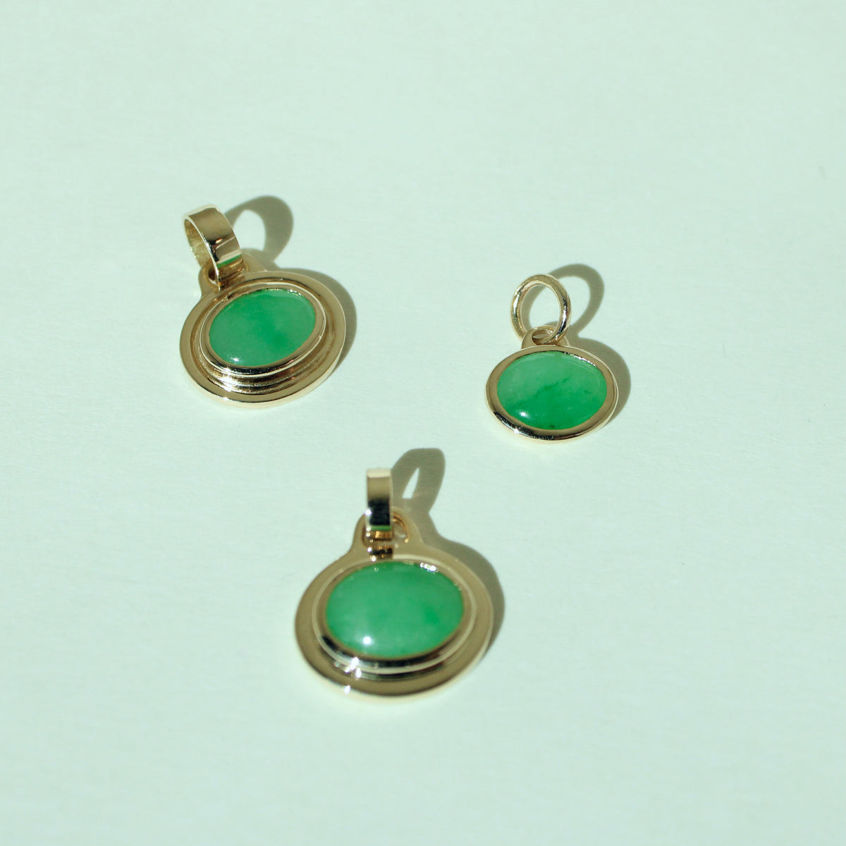 Jadeite Jade 14k Charm