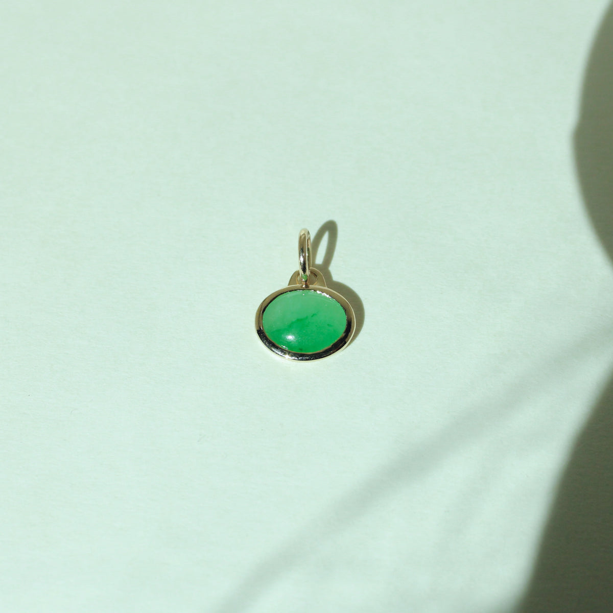 Jadeite Jade 14k Charm