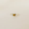 Sarn Yellow Tourmaline Ring (size 7.25)