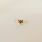 Sarn Yellow Tourmaline Ring (size 7.25)
