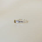 Sarn Yellow Tourmaline Ring (size 7.25)