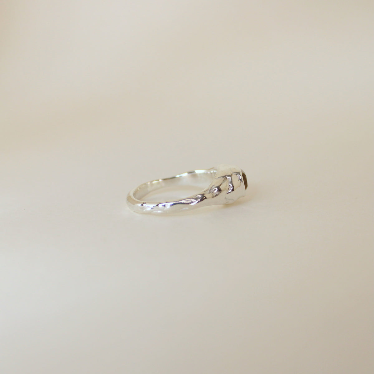 Sarn Yellow Tourmaline Ring (size 7.25)