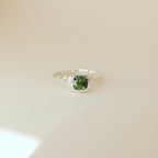 Sarn Green Tourmaline Ring (size 8)