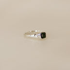 Sarn Green Tourmaline Ring (size 8)