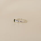 Sarn Green Tourmaline Ring (size 8)
