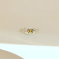 Sarn Yellow Tourmaline Ring (size 9)
