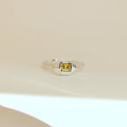 Sarn Yellow Tourmaline Ring (size 9)