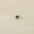 Sarn Green Tourmaline Ring (size 10)
