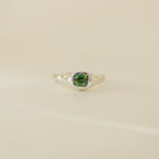 Sarn Green Tourmaline Ring (size 10)