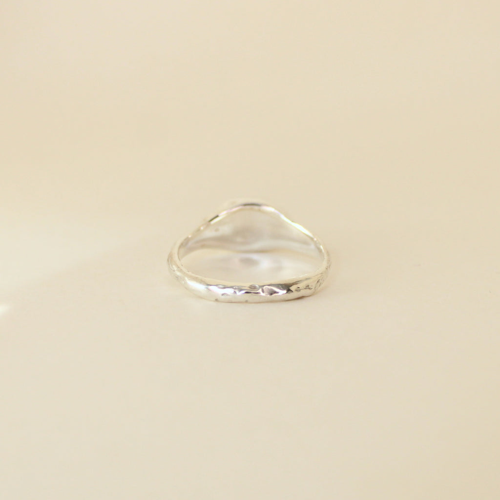 Sarn Green Tourmaline Ring (size 10)