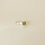 Sarn Yellow Tourmaline Ring (size 11)