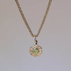 Mini Tart Pendant - Sphene 14k
