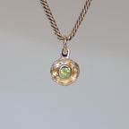 Mini Tart Pendant - Sphene 14k