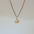 Mini Tart Pendant - Sphene 14k