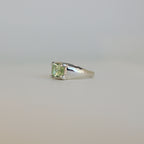 Mesa Pinky Ring - Lime Tourmaline