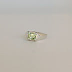 Mesa Pinky Ring - Lime Tourmaline