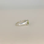 Mesa Pinky Ring - Lime Tourmaline
