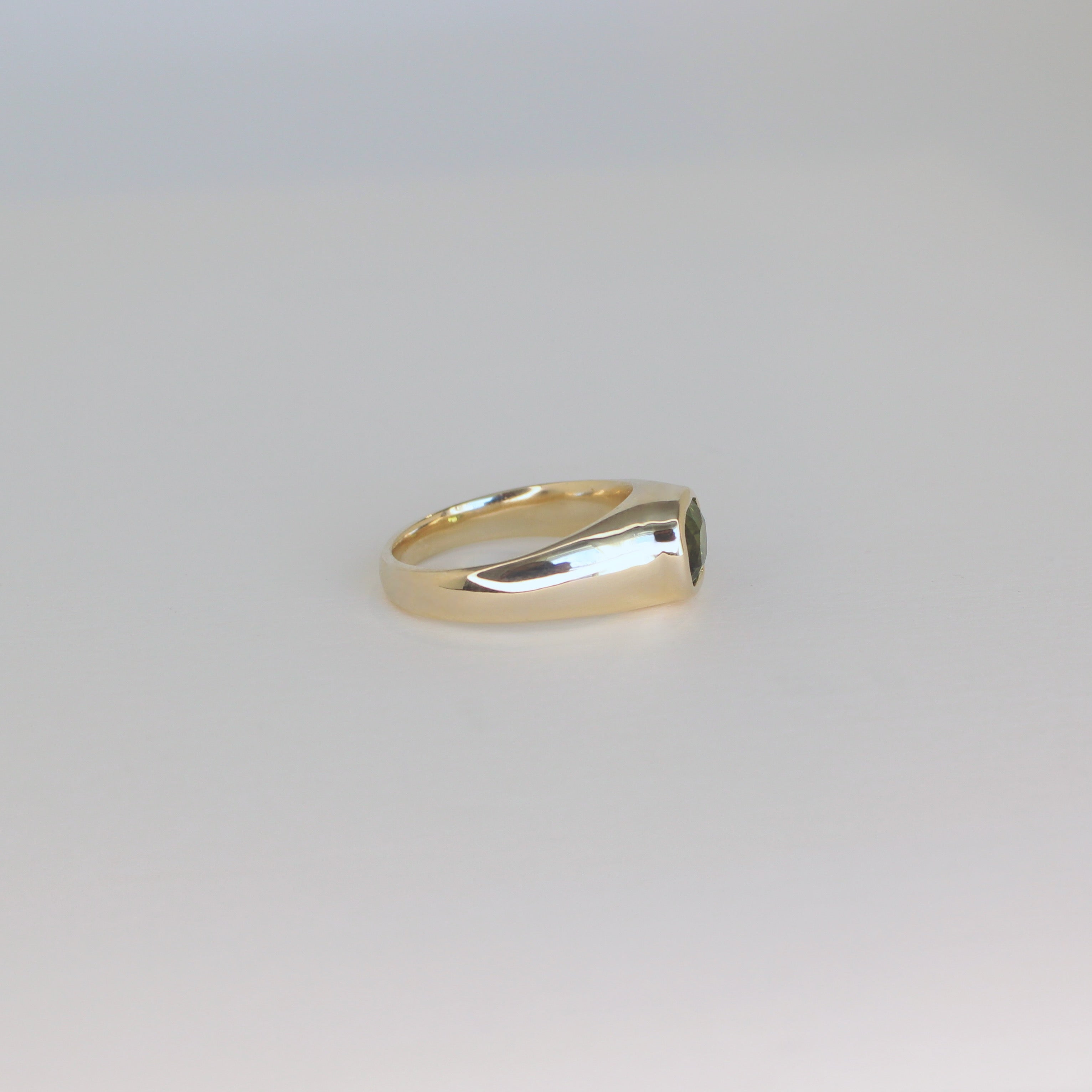 Boreal Forest Gold Tourmaline Ring