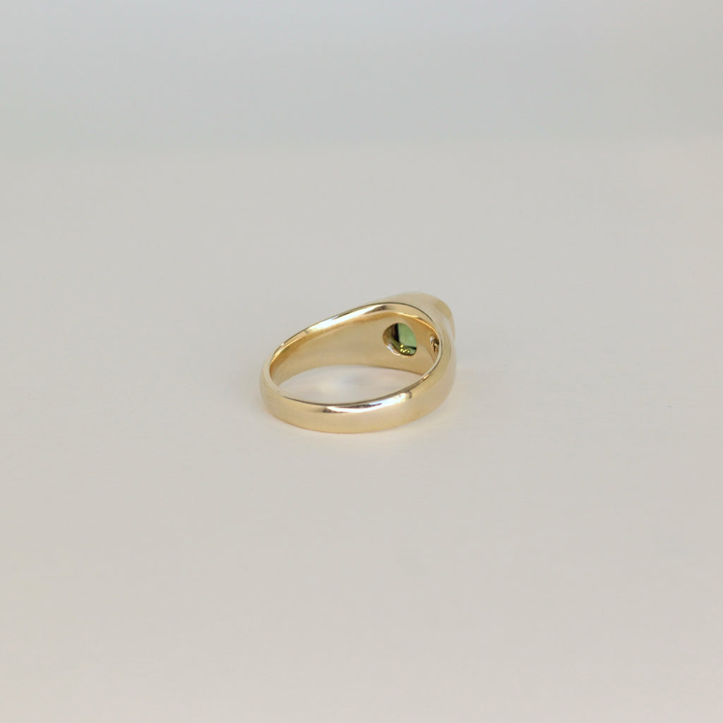 Boreal Forest Gold Tourmaline Ring