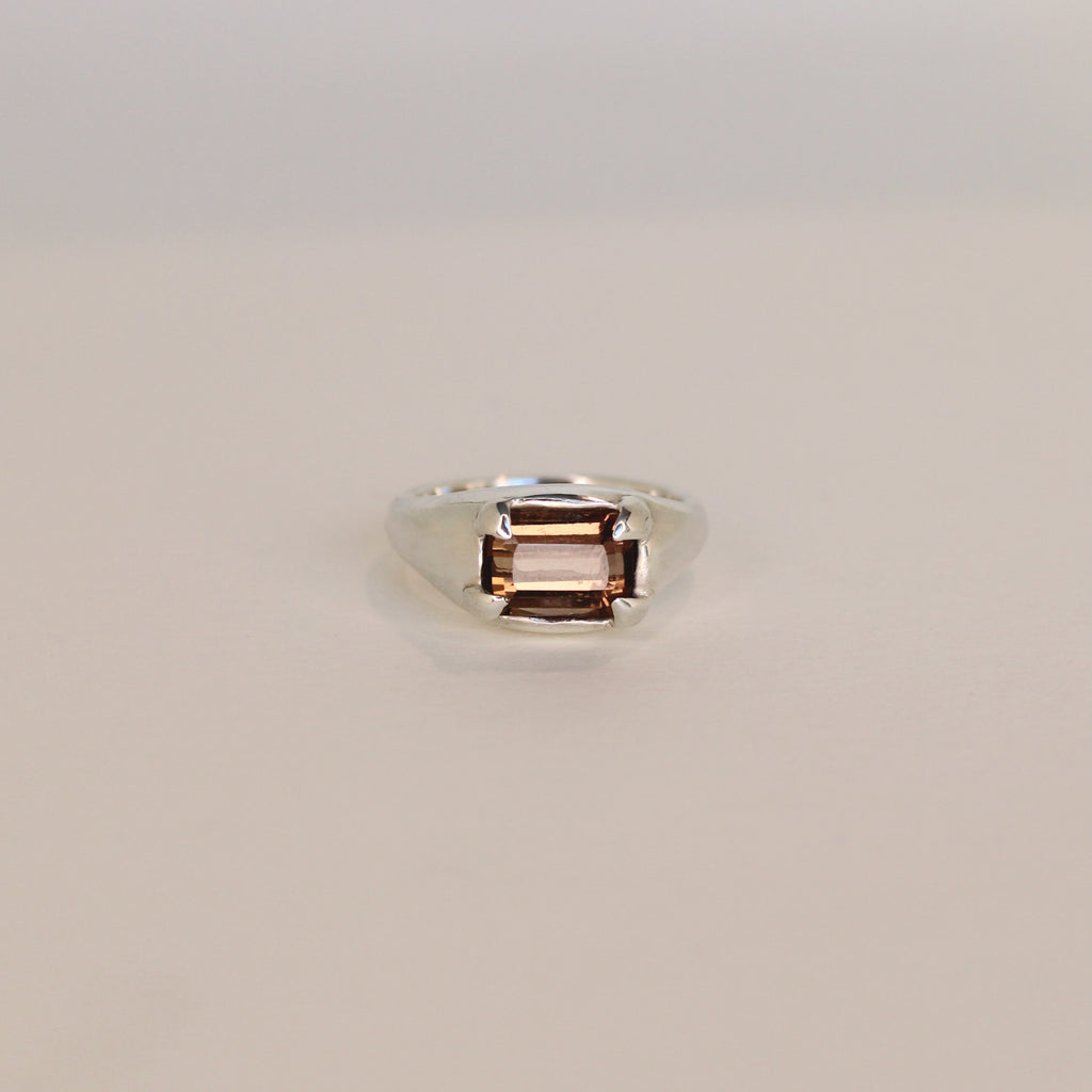 Mesa Pinky Ring - Chocolate Tourmaline