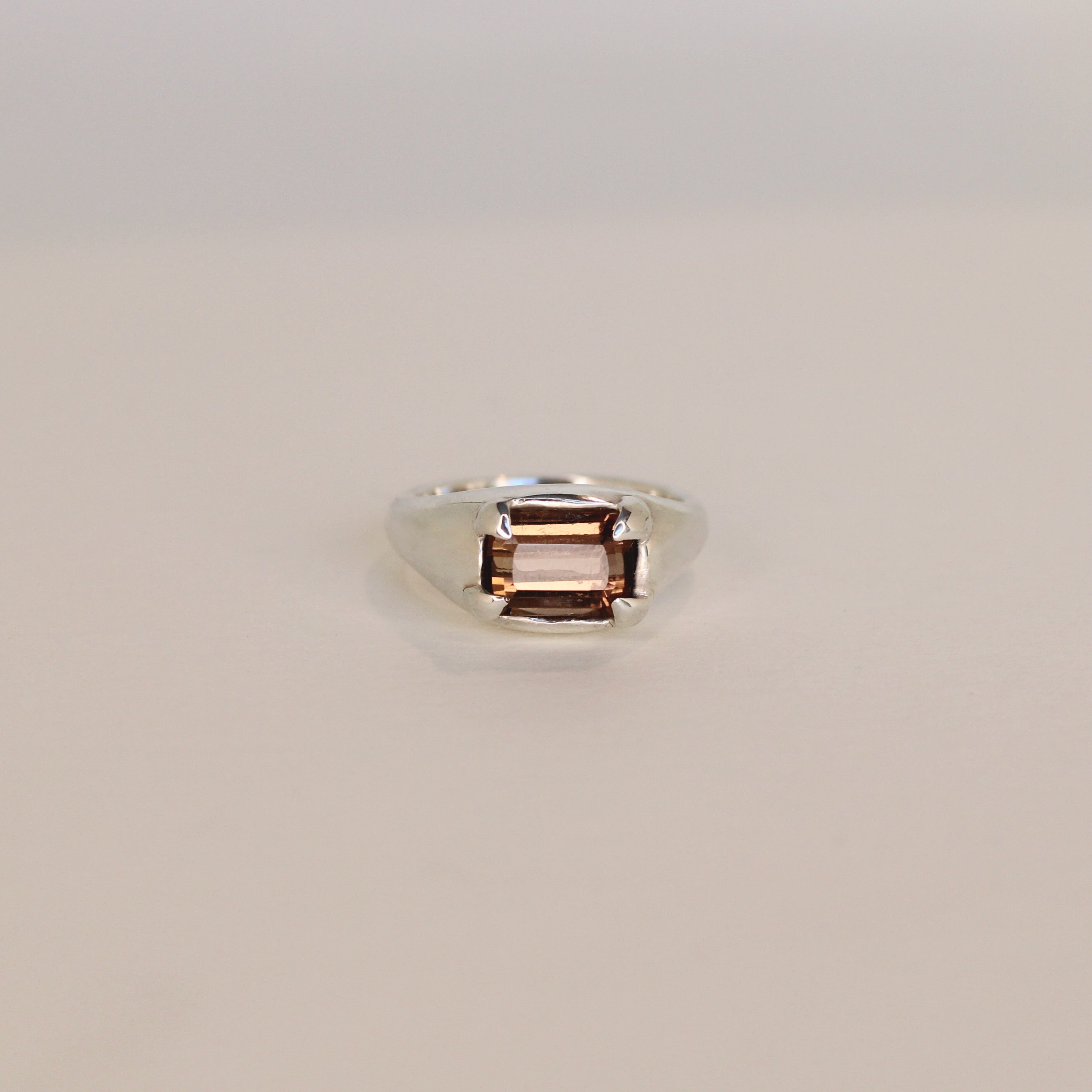 Mesa Pinky Ring - Chocolate Tourmaline