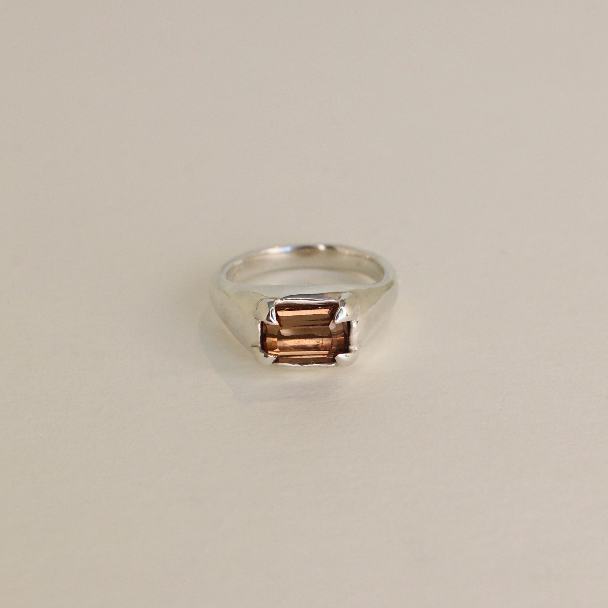 Mesa Pinky Ring - Chocolate Tourmaline
