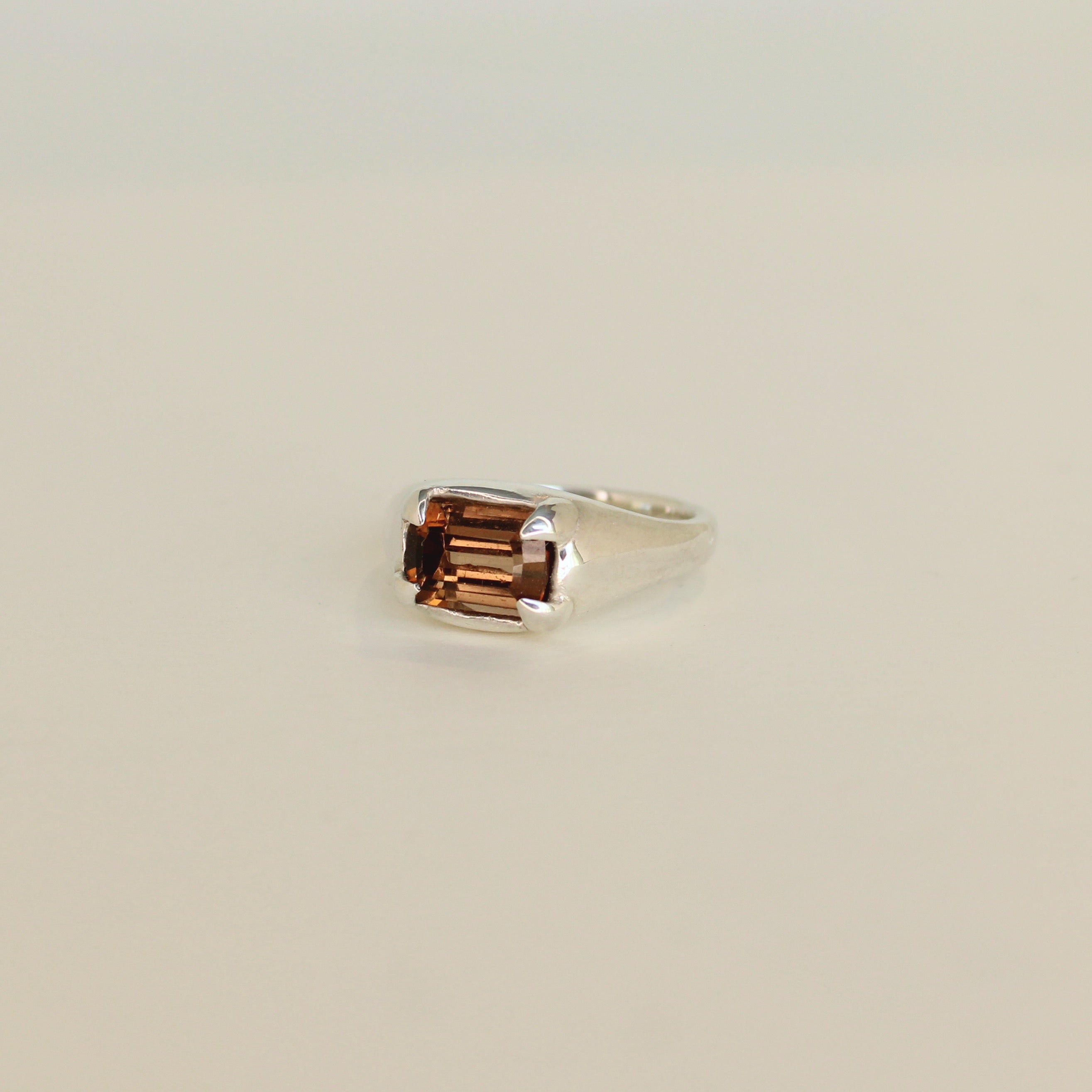 Mesa Pinky Ring - Chocolate Tourmaline
