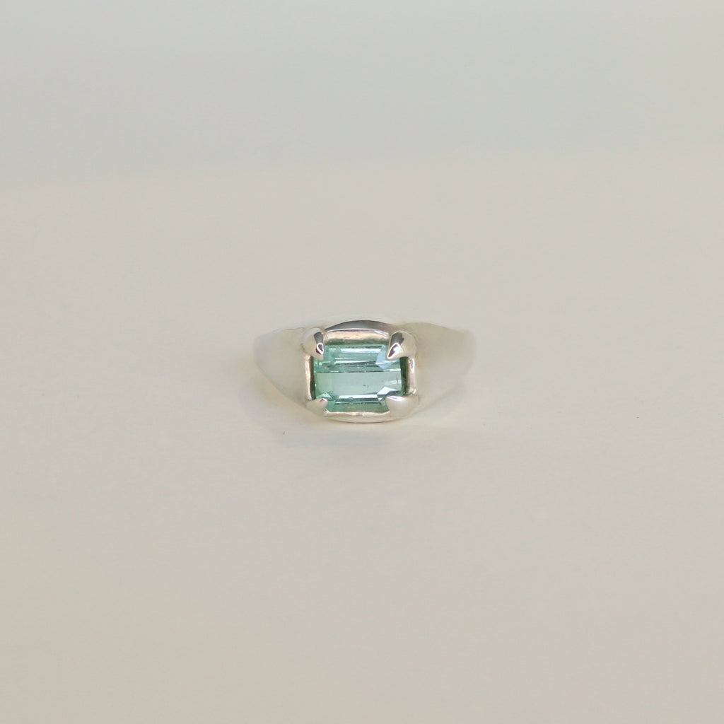 Mesa Pinky Ring - Sky Tourmaline