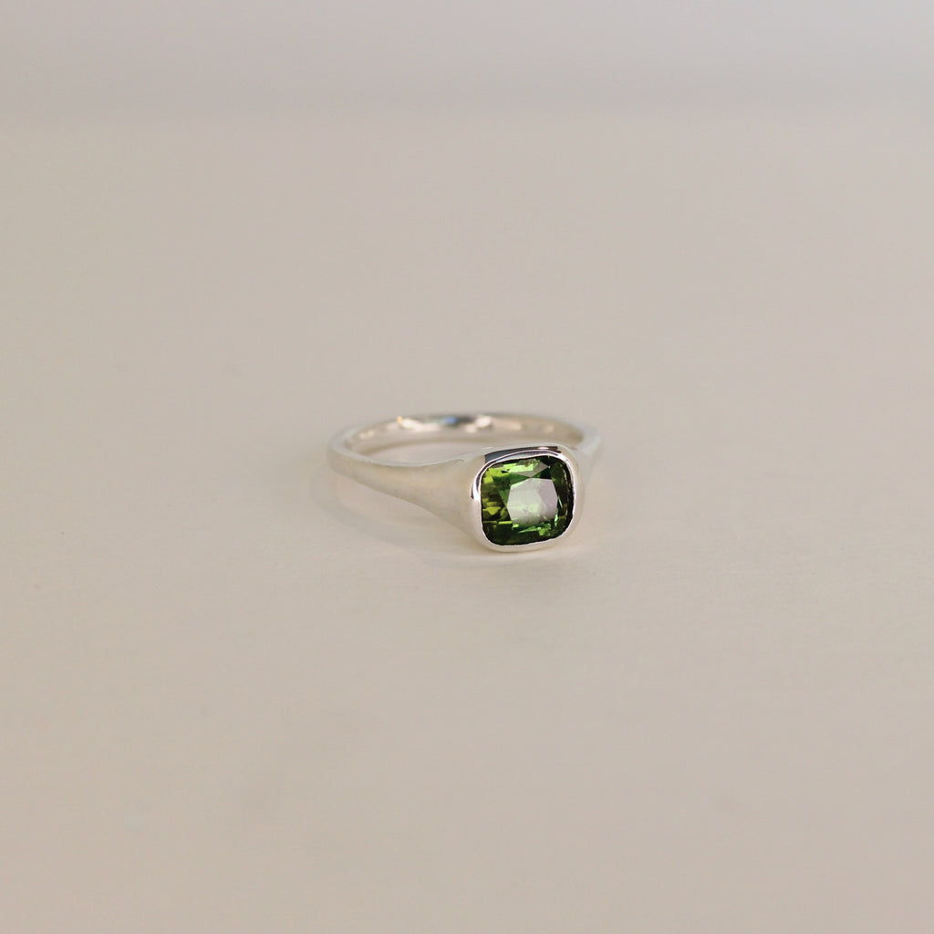 Portal Ring - Green Tourmaline 1