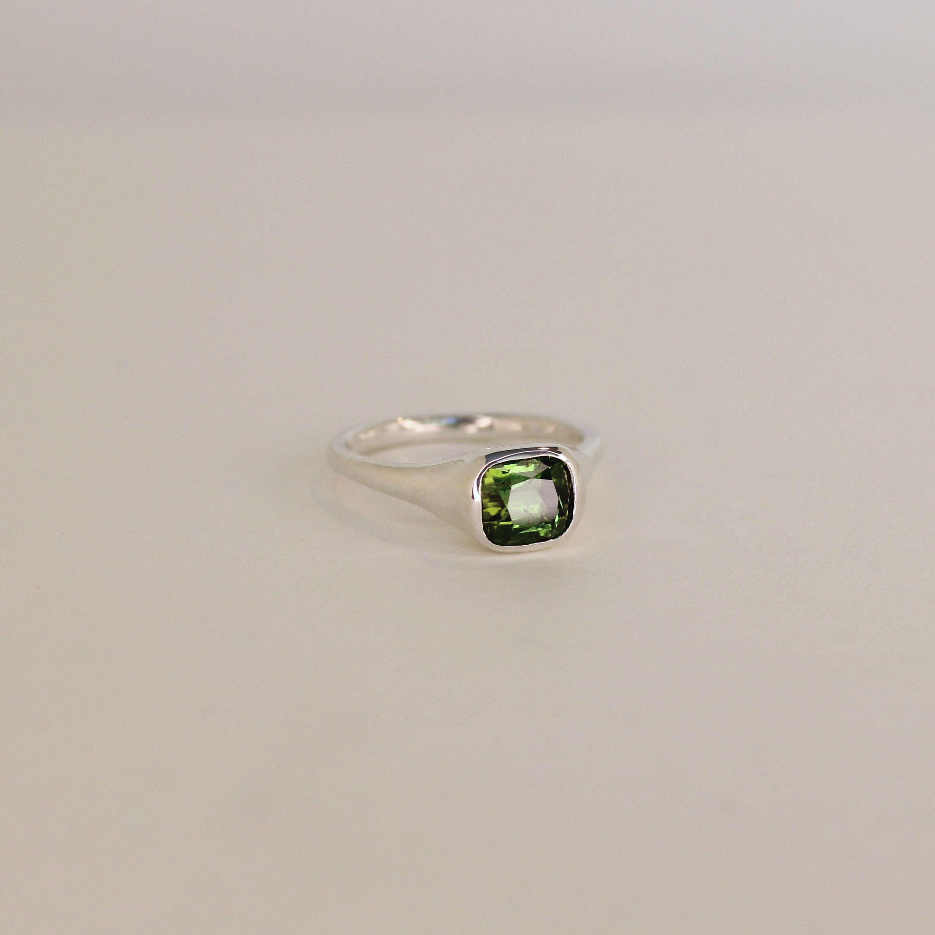 Portal Ring - Green Tourmaline 1