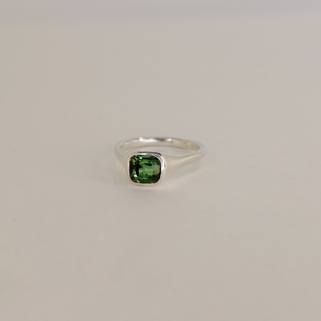 Portal Ring - Green Tourmaline 1