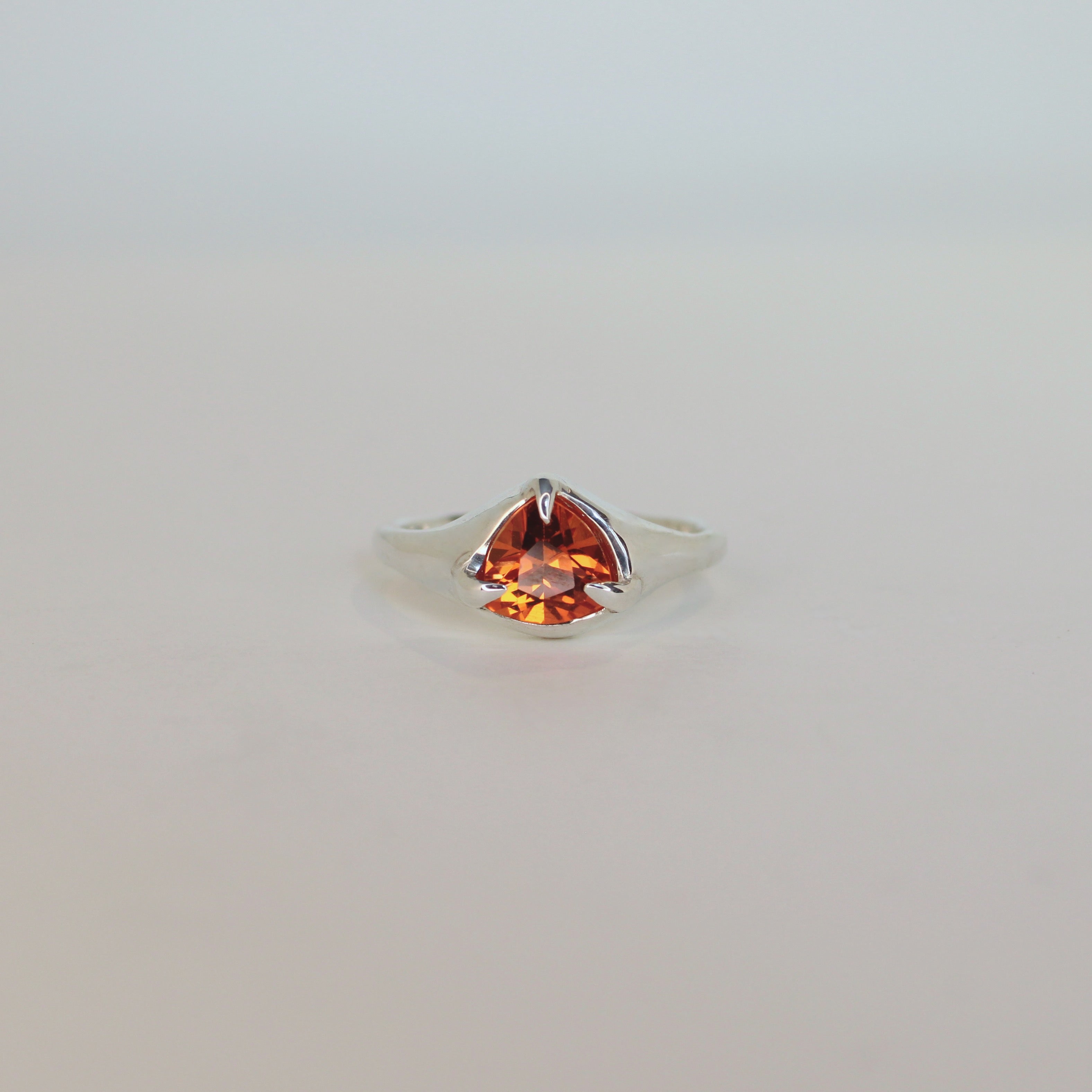 Cyra Sapphire Trillion Ring