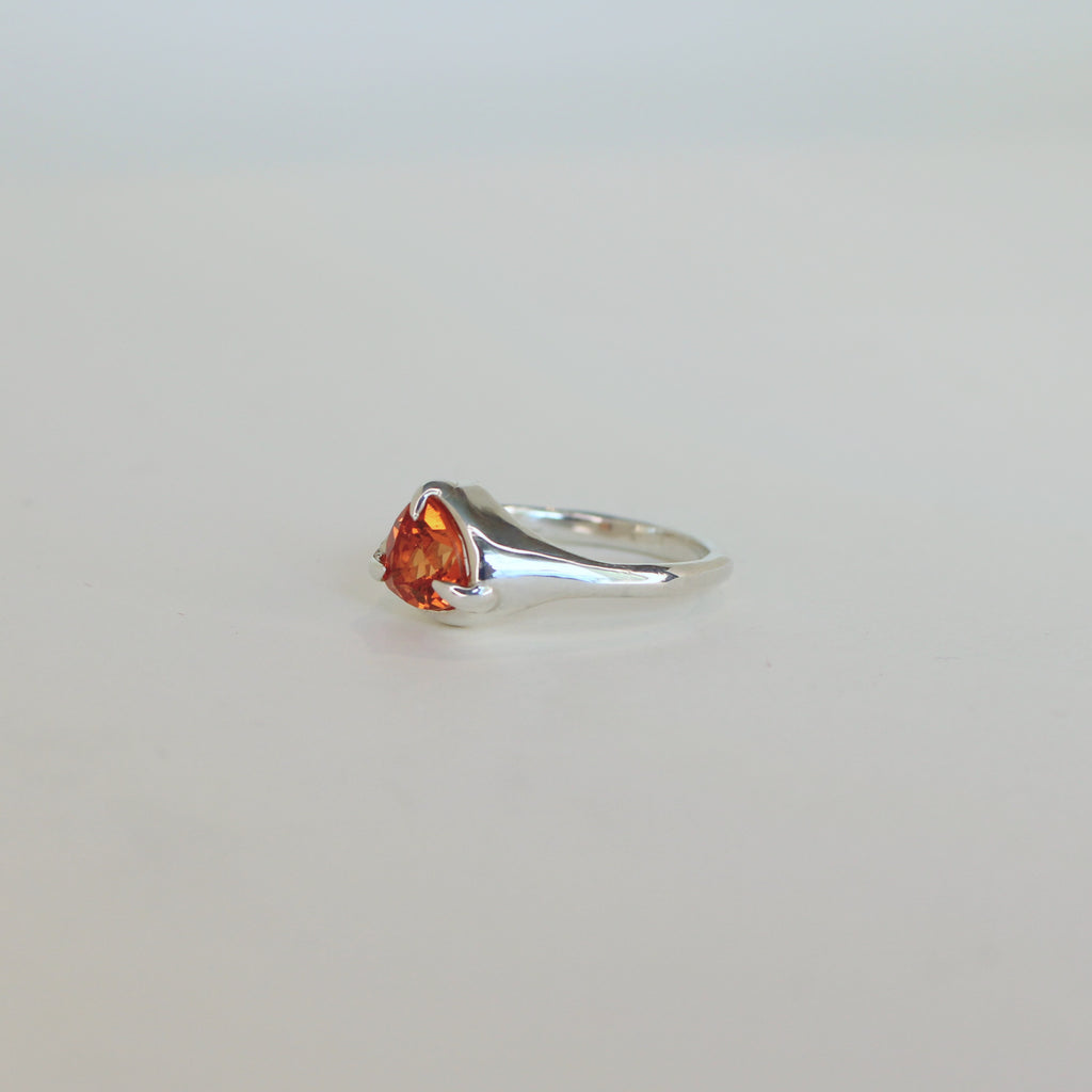 Cyra Sapphire Trillion Ring