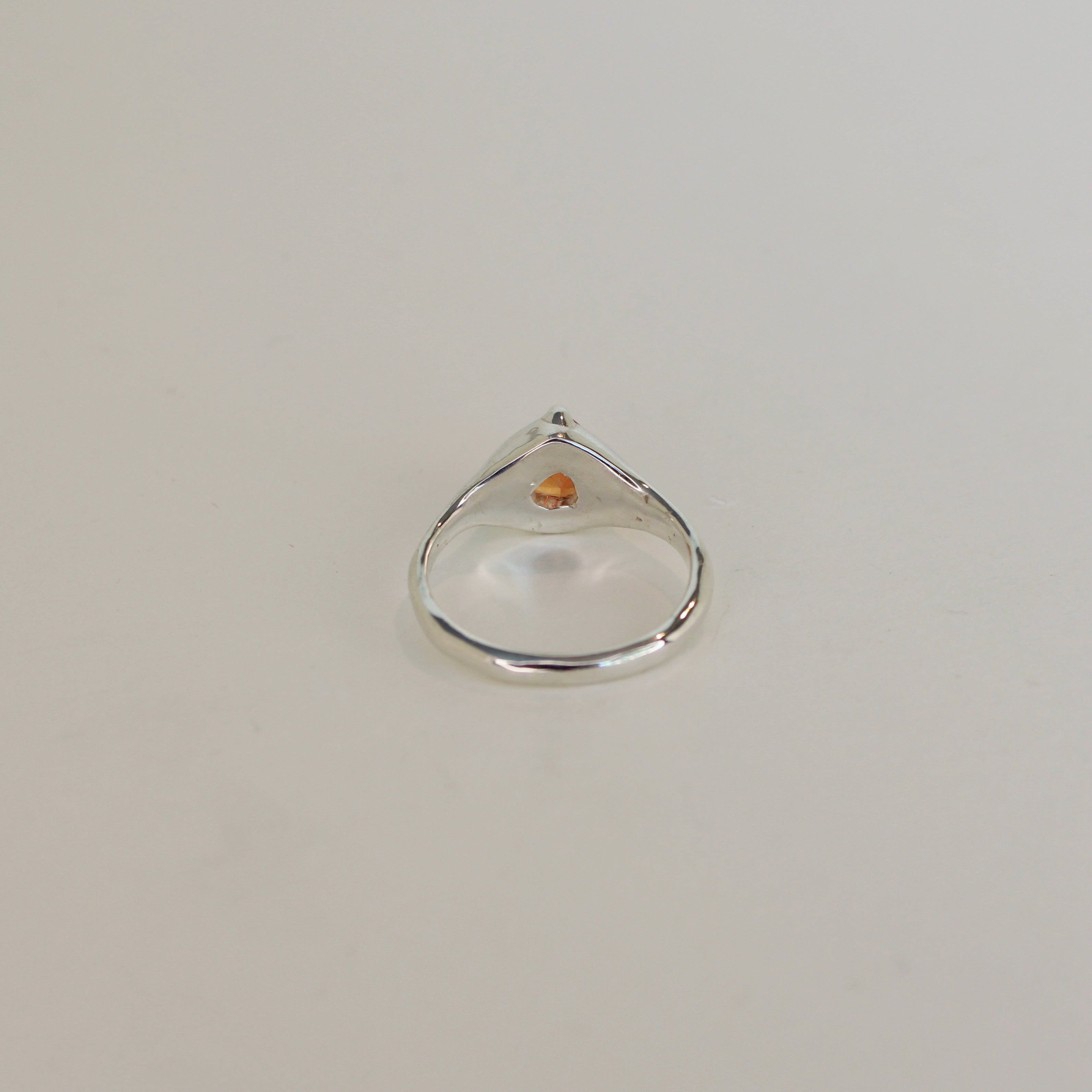 Cyra Sapphire Trillion Ring