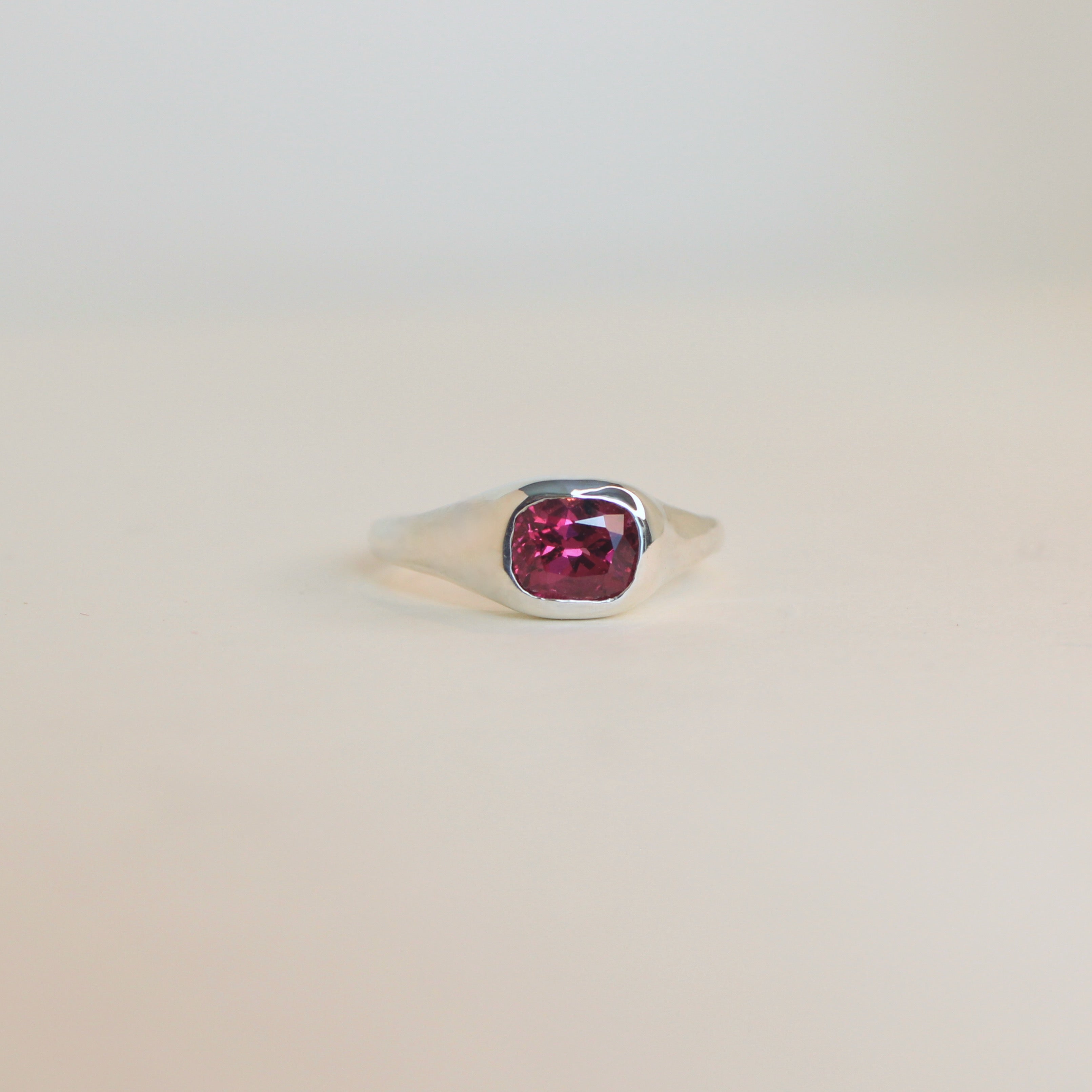 Portal Ring - Malaya Garnet