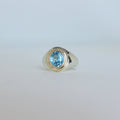 Voyager Zircon Gold Signet Ring