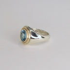 Voyager Zircon Gold Signet Ring