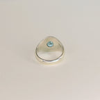 Voyager Zircon Gold Signet Ring
