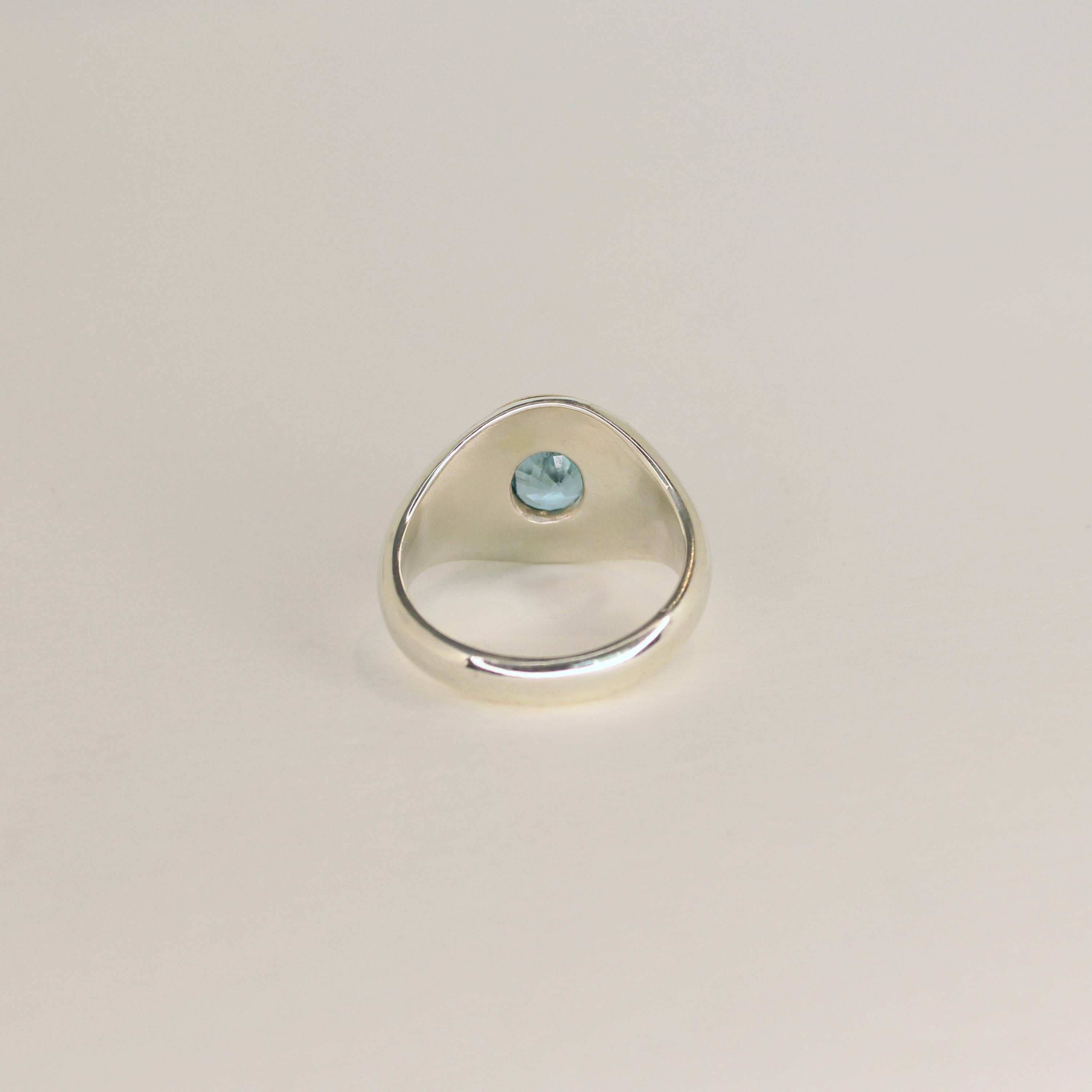 Voyager Zircon Gold Signet Ring
