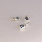 Chicklet Charm Sterling Silver
