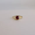 Mesa Gold Ring - Cherry Tourmaline