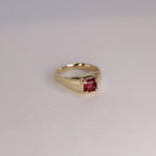Mesa Gold Ring - Cherry Tourmaline
