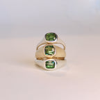 Boreal Forest Gold Tourmaline Ring
