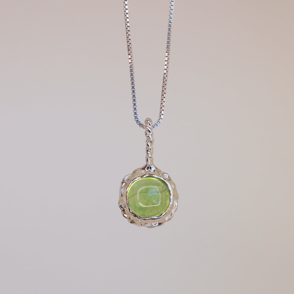 Apple Tart Peridot Pendant