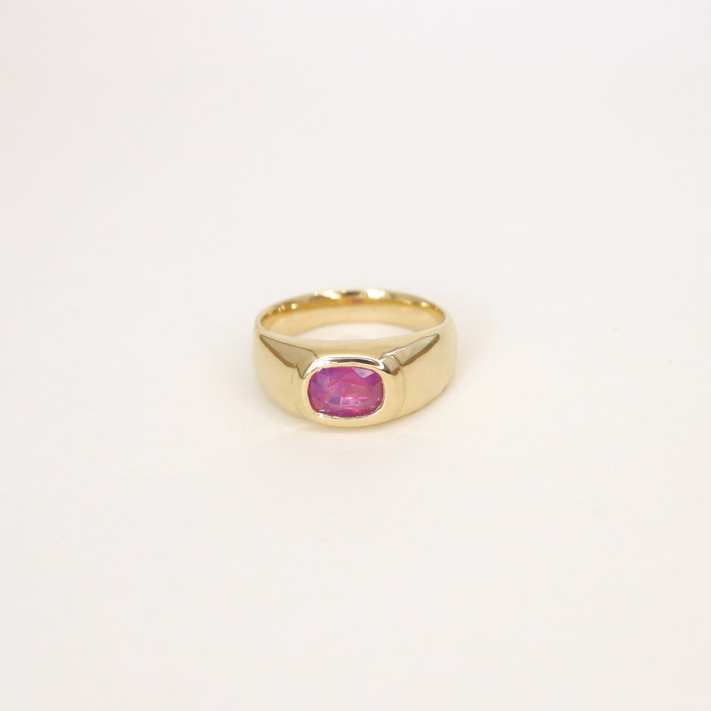 Twilight Sapphire Gold Ring