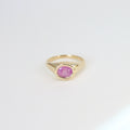 Celeste Sapphire Gold Ring